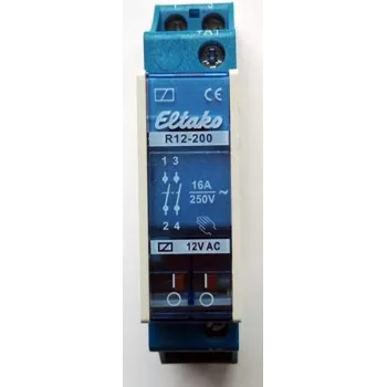 Relé de conmutación Eltako Electronics para montaje en carril 2S 16A R12-200-12V (22200011)