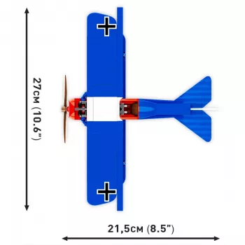 Cobi COBI-2994 Fokker D.VII juego de construcción, Historical Collection, 256 piezas