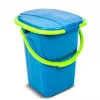 Inodoro portátil de viaje GreenBlue GB320BL cubo asiento camping festival asa tapa resistente estable 19L