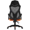 Silla gaming CANYON Wave MCH02 — respaldo de malla, diseño ergonómico, negro/naranja