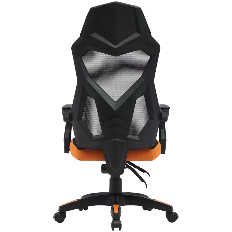 Silla gaming CANYON Wave MCH02 — respaldo de malla, diseño ergonómico, negro/naranja