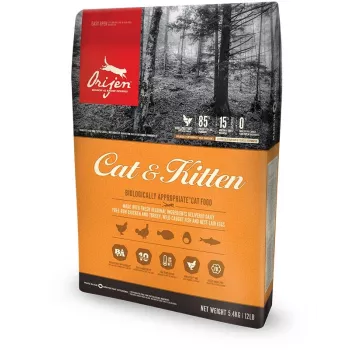 Orijen Cat & Kitten Comida seca para gatos Pollo, Pescado, Pavo 340 g