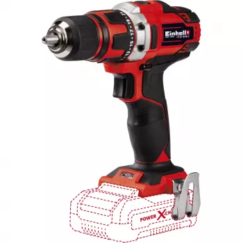 Einhell TE-CD 18/40 Li-Solo 1500 rpm portabrocas de cambio rápido 1,1 kg negro, rojo