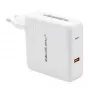 Qoltec Cargador GaN FAST 108W | 5-20V | 3-4.7A | USB C | blanco