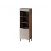 Estantería Cama 3 ALMERA 60x42x185 nogal/cashmere