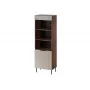 Estantería Cama 3 ALMERA 60x42x185 nogal/cashmere