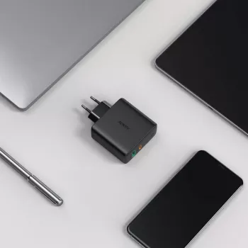 Cargador de pared PA-D3 2xUSB Power Delivery (1xUSB+1xUSB C) 5,4A 60W Dynamic Detect