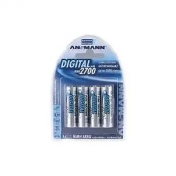 ANSMANN Digital Special - Batería 4 x AA Tipo NiMH 2700 mAh (5030862)