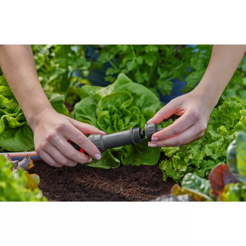 Pieza para sistema de riego Gardena Drip Irrigation 13224-20 plástico negro