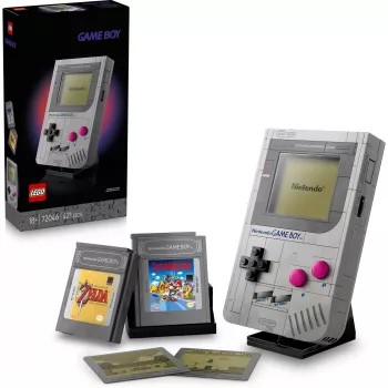 LEGO set de construcción diseño retro Game Boy 72046 – réplica detallada, soporte de exposición