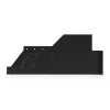Digitus | Bandeja de 2U para racks | DN-19 TRAY-2-SW | negro | Perfecta para guardar componentes no aptos para 483 mm (19