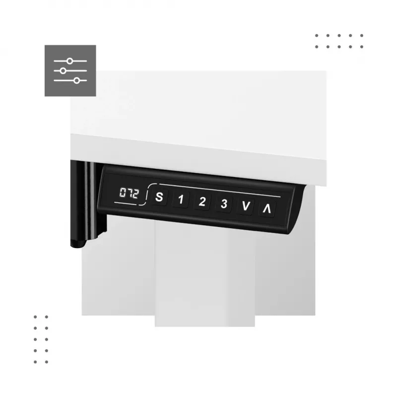 Escritorio eléctrico MA-Leader 7.0 blanco