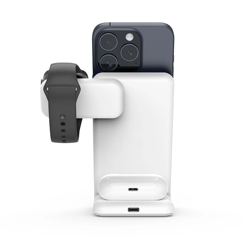 Cargador inalámbrico 3 en 1 MagSafe para iPhone, Apple Watch y AirPods Crong