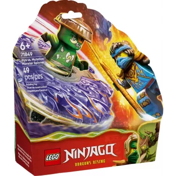 LEGO NINJAGO 71849 Peonza de Nya vs. monstruo elemental