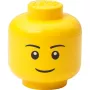 Room Copenhagen LEGO cabeza de almacenamiento «Boy» mini – caja de almacenamiento para piezas pequeñas y juguetes