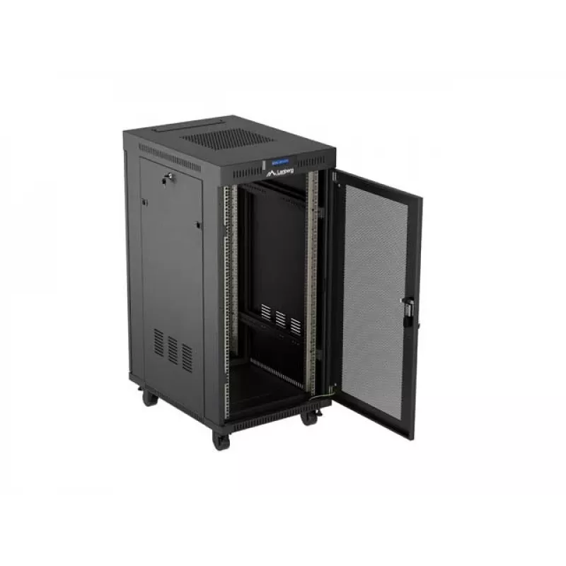 Armario rack autoportante LANBERG FF01-6824-23BL 24U 600×800 mm IP20 negro