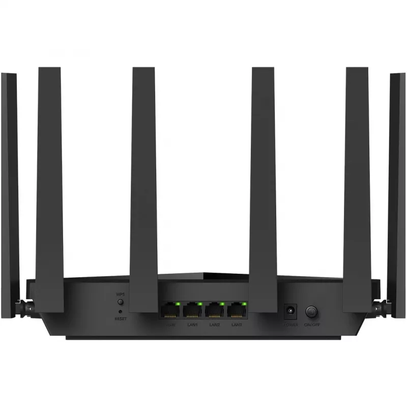 Router de sobremesa Cudy WR11000 — Tri-Band 2,4/5/6 GHz, Wi-Fi 7, 4× 2,5 Gigabit LAN, 5765 Mbit/s por banda de 6 GHz, 512 MB RAM