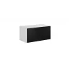 Armario cerrado de almacenaje Cama ROCO RO3 75/37/39 blanco/blanco/negro