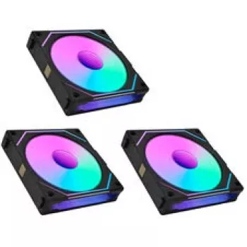 LIAN LI UNI FAN SL-INF 120 ARGB Reverse Blade pack de 3 - negro