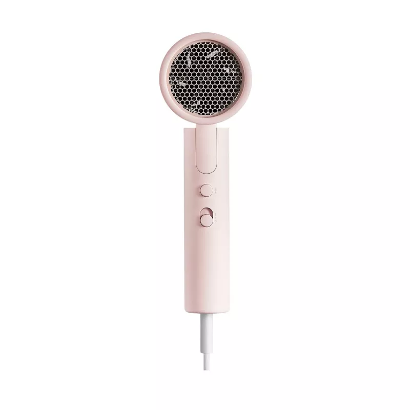 Secador de pelo Xiaomi H101 1600 W, modelo de viaje plegable, tecnología de iones, 2 niveles de temperatura, cable de 1,7 m, rosa