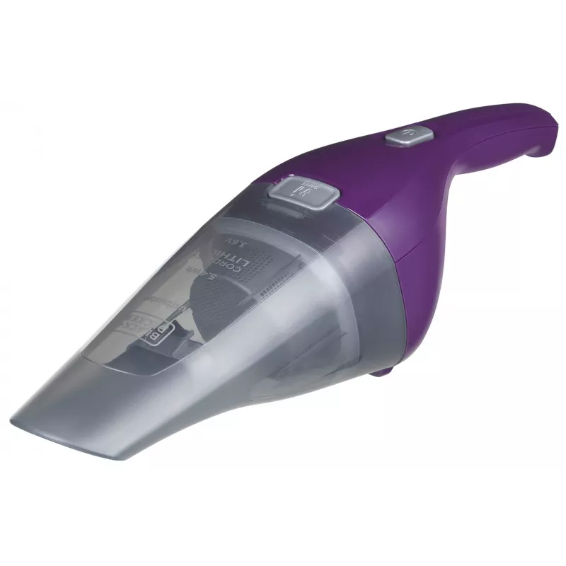 Black & Decker NVC115W aspirador de mano gris, lila sin bolsa