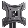 Soporte de pared para TV MACLEAN MC-451 con balda y ajuste de inclinación, VESA 75x75–200x200 mm, hasta 20 kg, para pantallas de 15 inch–42 inch