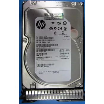 Hewlett Packard Enterprise 2TB 6G SATA 7.2k 3.5 (MB2000GCQXQ)