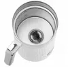 Espumador de leche automático Adler AD 4494 Metallic White — 130 ml de espuma, 300 ml de calentamiento, 500 W