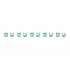 DIGITUS - Clips para cables con codificación por colores - para cables de parcheo - verde (paquete de 100) (A-CC-G)