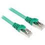 Cable de red RJ45 conector macho > conector macho CAT.6 S/FTP (verde, 1,5 metros)