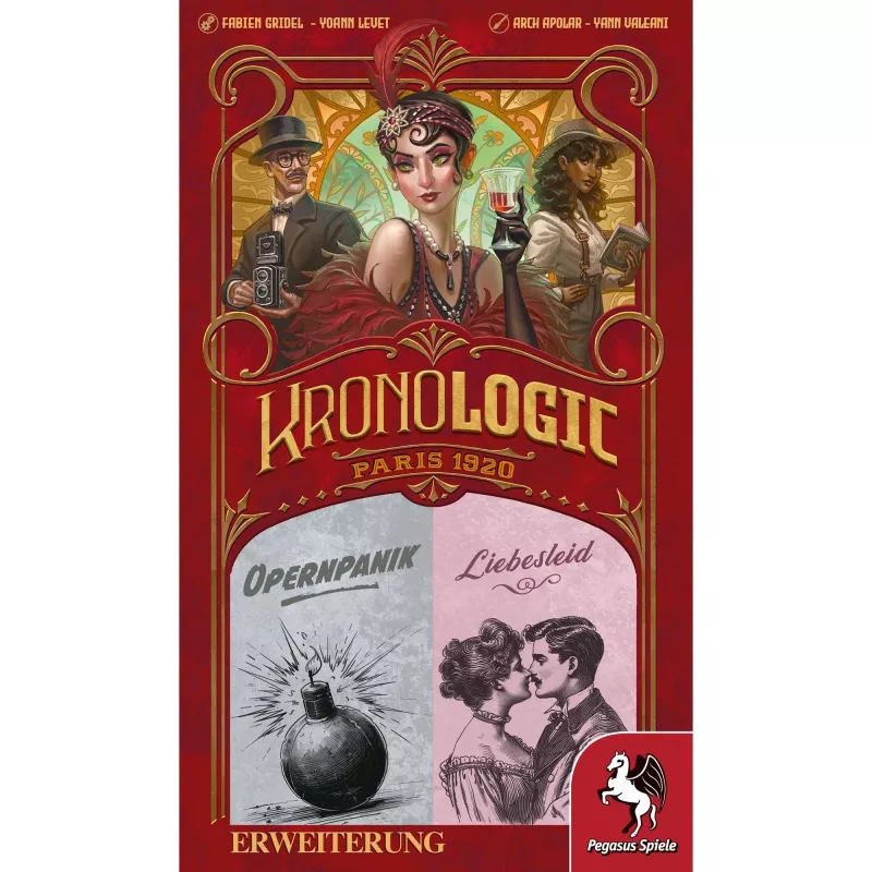 Kronologic - Paris1920: Liebesleid & Opernpanik, expansión de juego de mesa