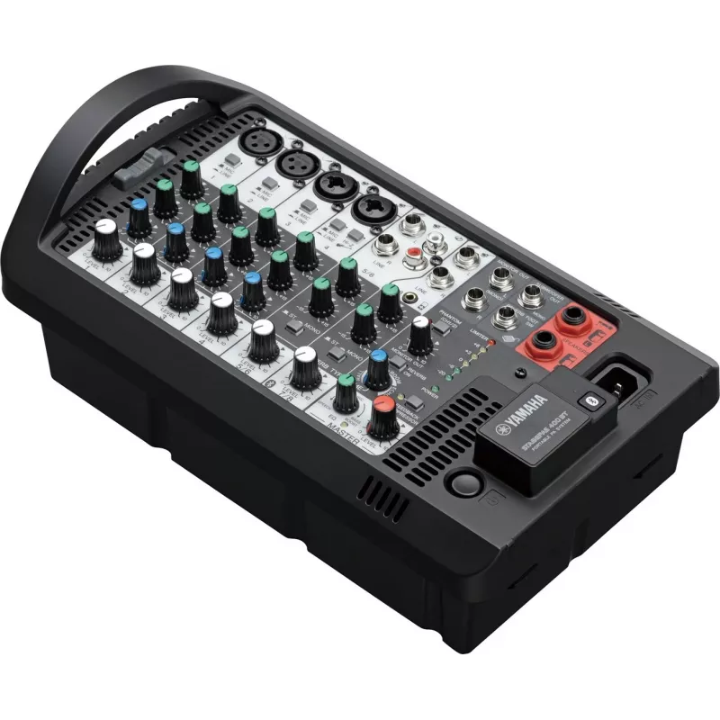Yamaha STAGEPAS 400BT sistema PA portátil, mezclador de 8 canales, amplificador de potencia integrado