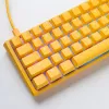 Teclado gaming Ducky One 3 Yellow RGB LED MX-Clear US