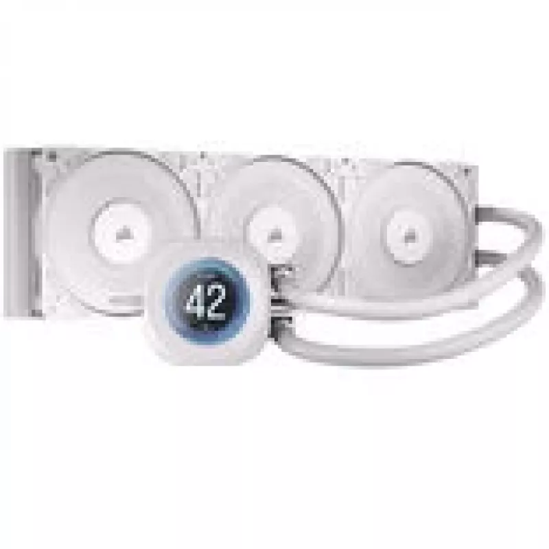Refrigeración líquida todo en uno Corsair Nautilus 360 RS 12 cm blanco
