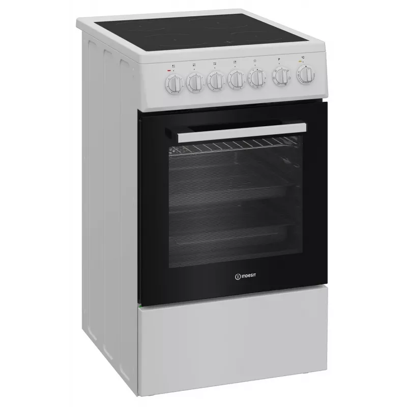 Placa vitrocerámica INDESIT IS5V5GSW/P — Placa vitrocerámica eléctrica de 4 zonas, blanca