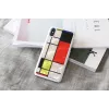 iKins Mondrian funda para iPhone XS/X, blanca, K1624H