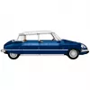 Citroen DS 21 Pallas 1968, juguete de construcción escala 1:12