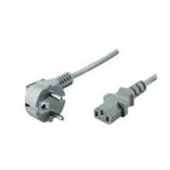 Cable de alimentación tipo F ShiverPeaks C13 1,8 m gris