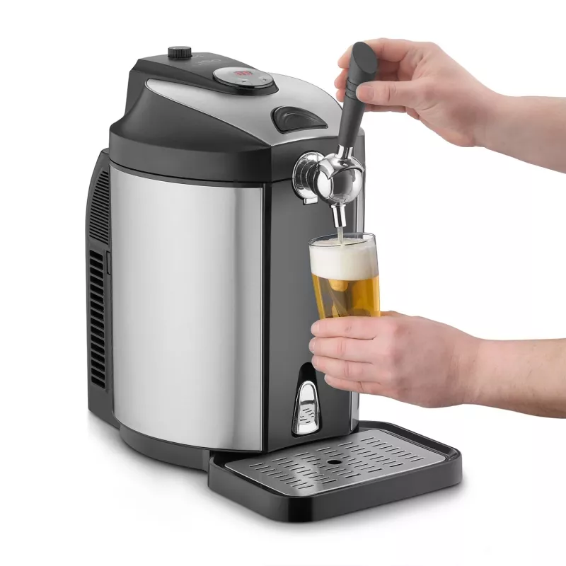 Caso | Dispensador de cerveza | BeerMaster | Independiente | Acero inoxidable/Negro