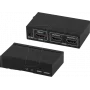 Conmutador HDMI ShiverPeaks 2 x HDMI 1.4 3840 x 2160 Negro Metal