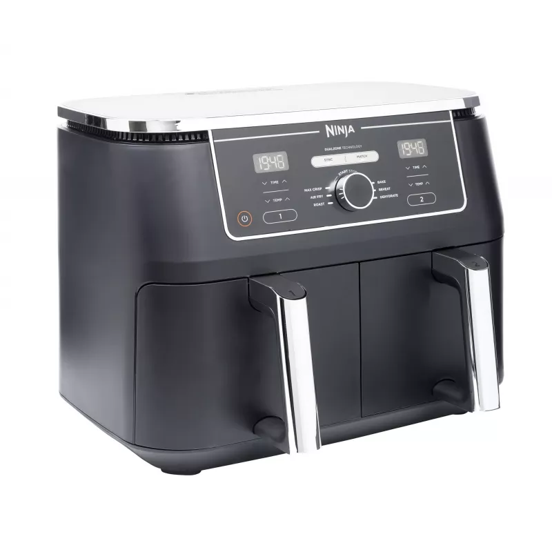 Ninja AF400EU freidora de aire doble 9,5 L independiente 2470 W freidora de aire negro
