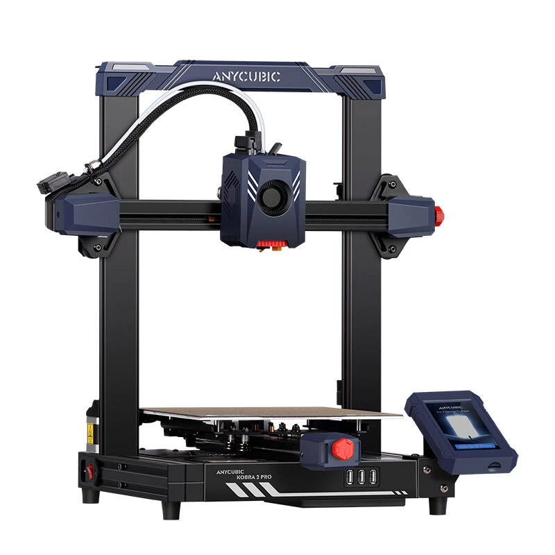 Impresora 3D AnyCubic Kobra 2 Pro K2RC0BK-Y-O con doble eje Z y nivelación automática de la cama