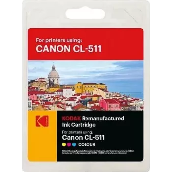 185C051113 KODAK CAN. MP230 TINTA COL 2972B001/CL511 244 páginas 12 ml (185C051113)