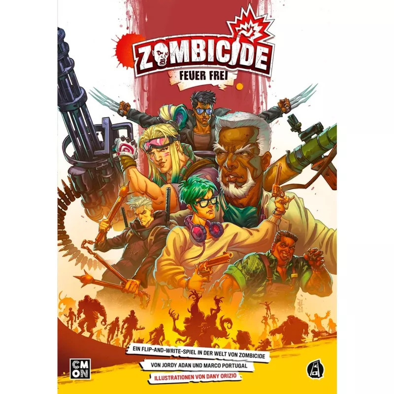 Zombicide Feuer Frei juego familiar