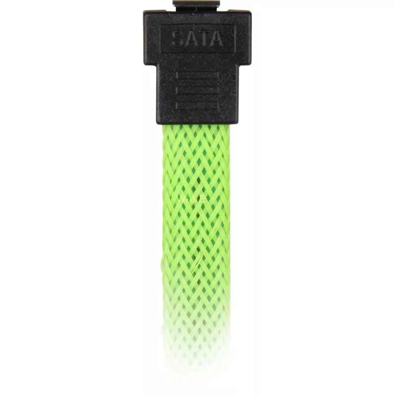Cable SATA Sharkoon SATA 3 0,6 m 7 pines negro verde