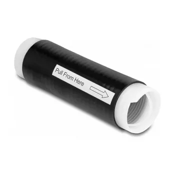 Tubo termorretráctil en frío DeLOCK 20861 35 mm x 130 mm negro silicona 2 uds.