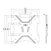 Soporte de pared para TV LogiLink BP0004 106,7 cm (42