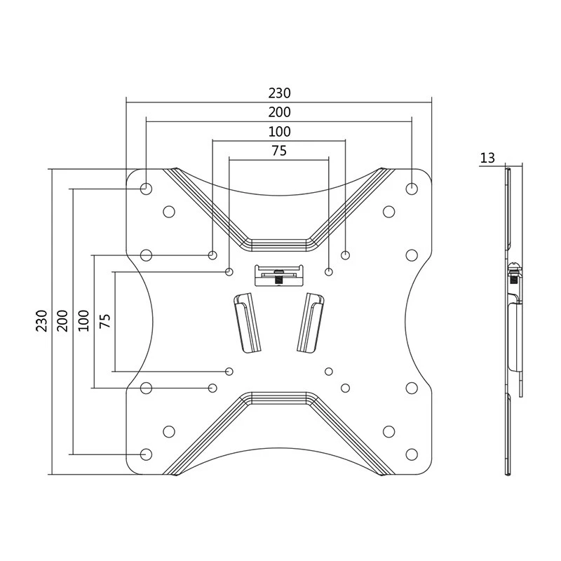 Soporte de pared para TV LogiLink BP0004 106,7 cm (42