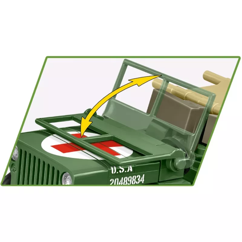 Bloques COBI Medical Willys MB 130 piezas 6 años