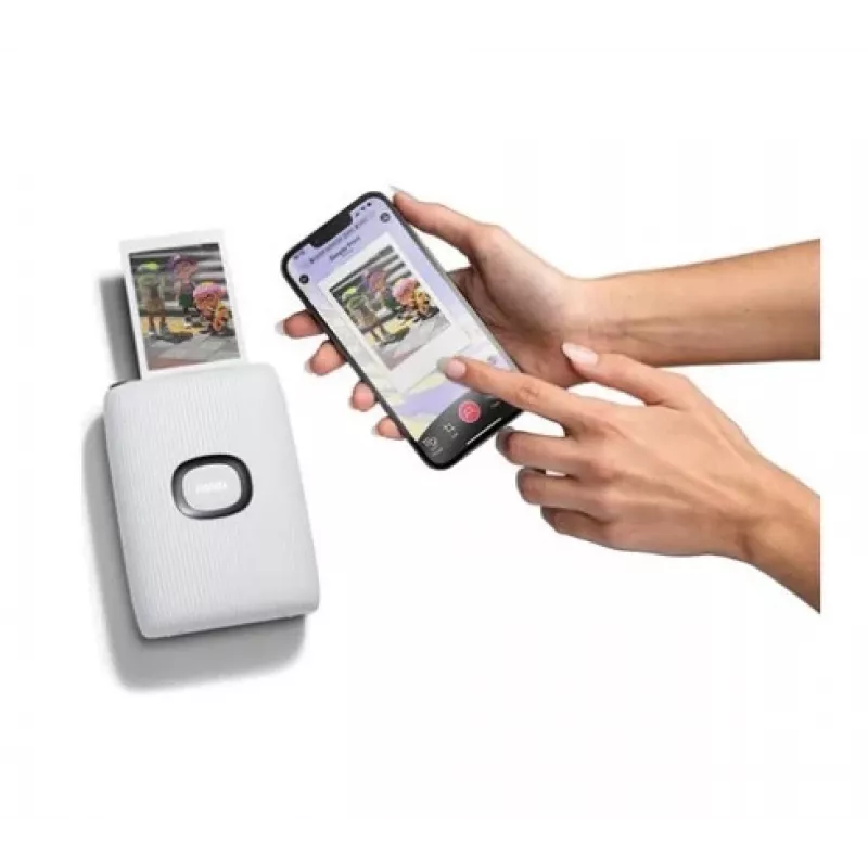 Impresora Fujifilm Instax Mini Link 2 Special Edition Nintendo, térmica, Clay White